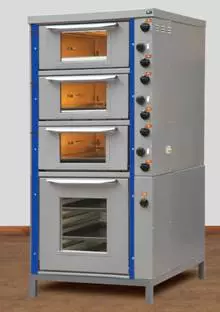 Шкаф пекарский ЭШП 11М трёхсекционный с расстойкой