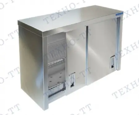 Полка кухонная ПН-024/900 закрытая с кассетой для сушки посуды купить