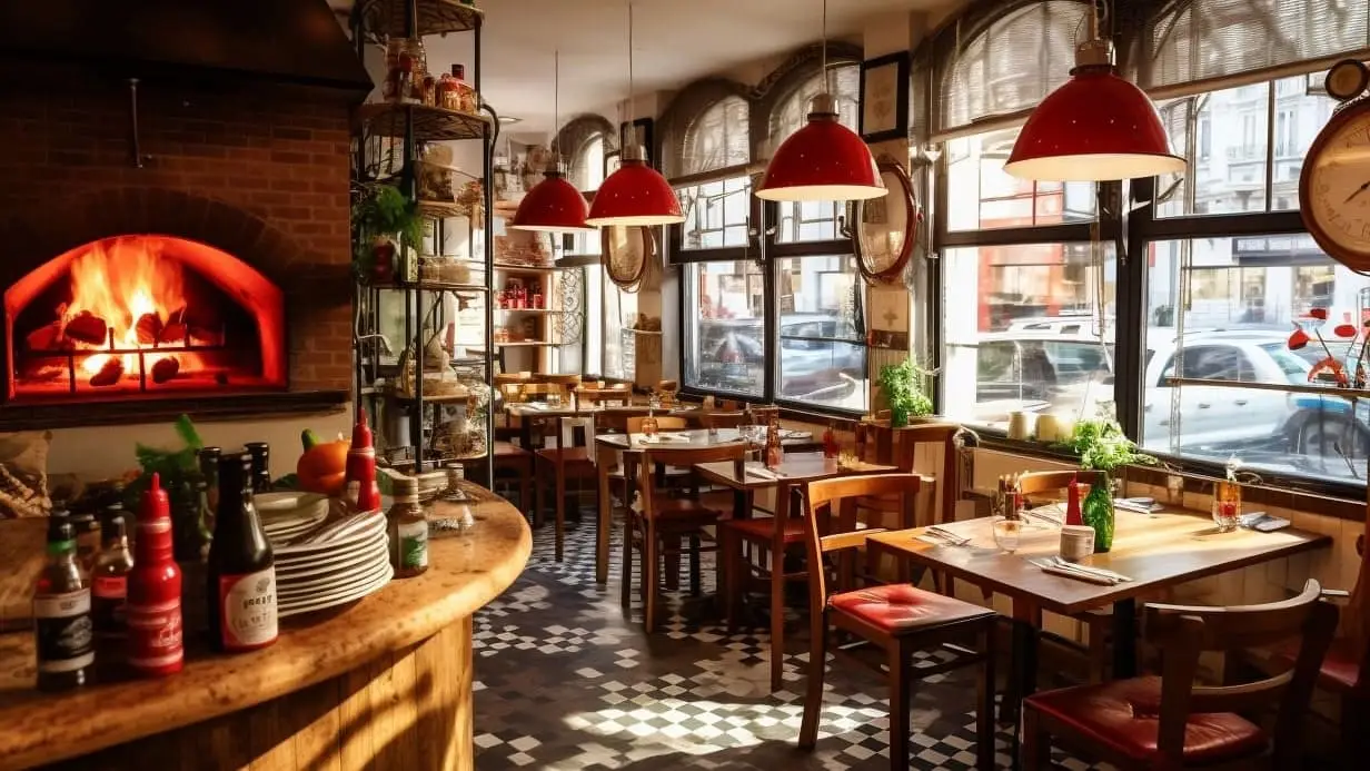 Фото пиццерии изнутри