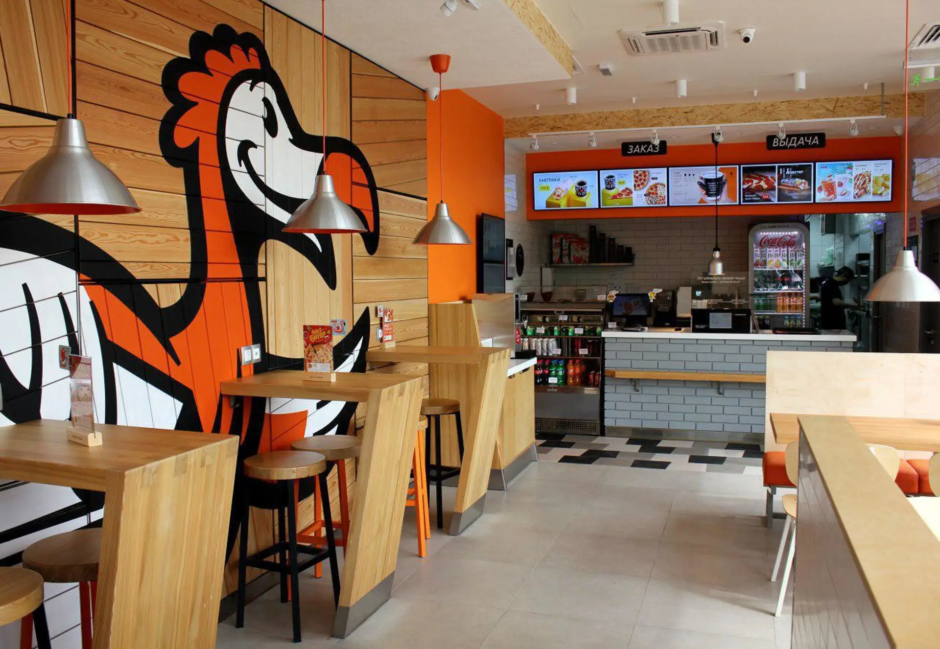 Интерьер Додо пиццы