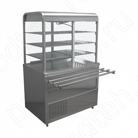 Прилавок холодильный СОЭП-В/ЛП-1500-01 R290 (Лира-Профи)