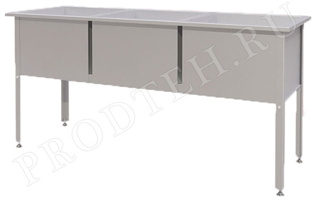 Ванна моечная трёхсекционная ВСМ-Б-3.530-02 (ВМ 3/530) Atesy