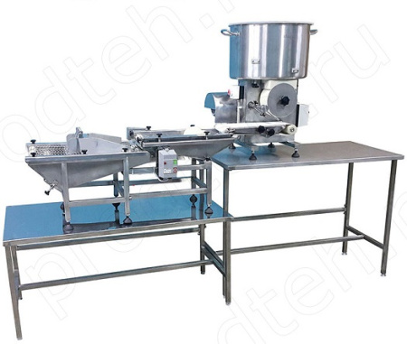 Стол производственный ИПКС-075-1,2ПОД(Н) для панировочной машины ИПКС-130(Н)