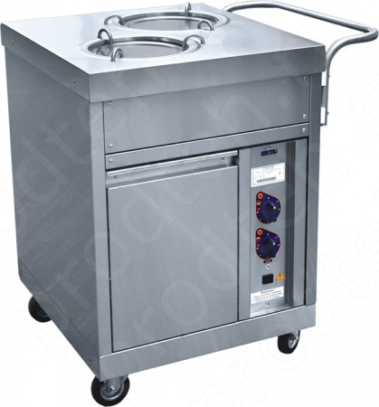 Прилавок для подогрева тарелок передвижной ПТЭ-70КМ(П)-80 (Аста) Абат