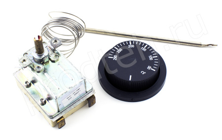 Терморегулятор WK20-2K-290 20А/250V (50-290°C) для плит, шкафов Тулаторгтехника