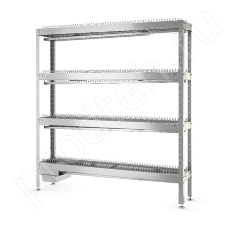 Стеллаж кухонный СКТ-С-1500-02-Н Atesy для тарелок