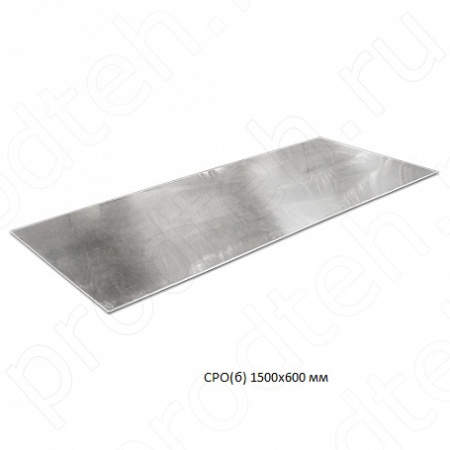 Полка сплошная для стола ЦК-СРО, СРО(б) 1500х600 мм