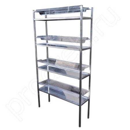 Стеллаж кухонный для сушки тарелок Эконом СКТК-4КЭ