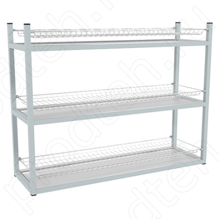 Стеллаж кухонный для стаканов и фужеров Эконом СКСК-3КЭ