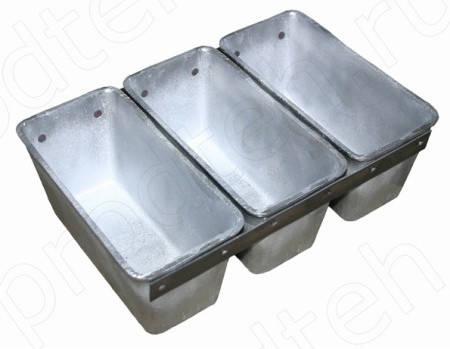 Форма для выпечки хлеба 3Л7 (тройник)