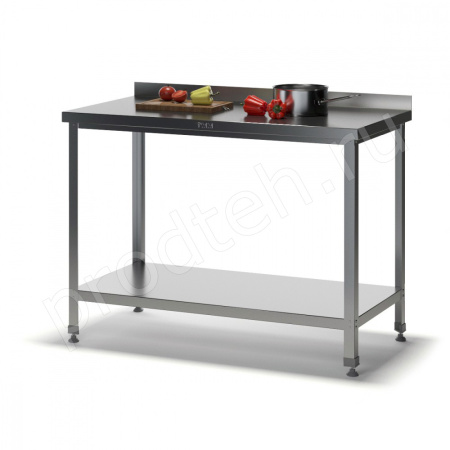 Стол производственный СРОП-2/1150/600 ТММ разделочный с бортом купить