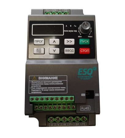 Частотный преобразователь ESQ-A500-021-0.4K 0.4кВт 200-240В купить
