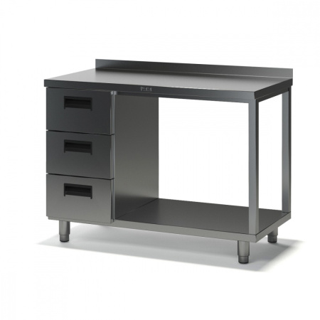 Стол-тумба СВД-2/1000/600 ТММ с выдвижными ящиками