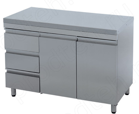 Стол-тумба СТ-С-1200.600-02-Р-3Л (СТ-2/1200/6) Atesy