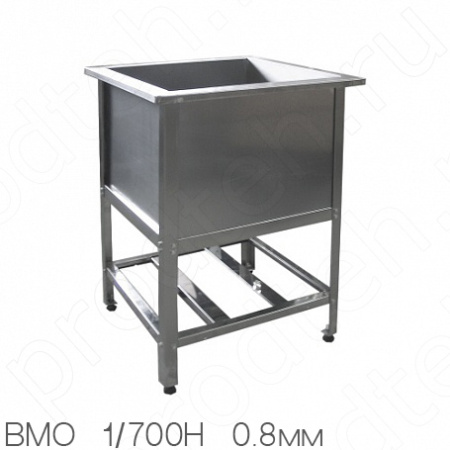 Ванна моечная односекционная Стандарт НК ВМО1-700СНК-М (0.8 мм, нерж.)