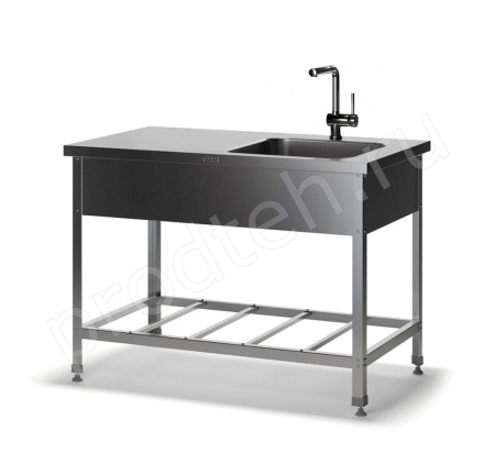 Ванна моечная с рабочей поверхностью МС 1/1000/600 ТММ без борта купить