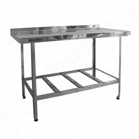 Стол производственный разделочный с бортом Эконом НК СРОб-18/6ЭНК-М (нерж., 0.5 мм)