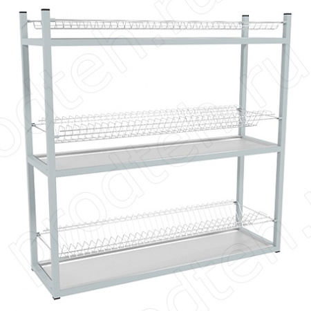 Стеллаж кухонный для тарелок и стаканов Эконом СКТСК-21КЭ