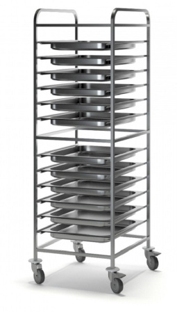 Тележка шпилька НШ 445/610/1700 ТММ для противней 400х600 мм купить