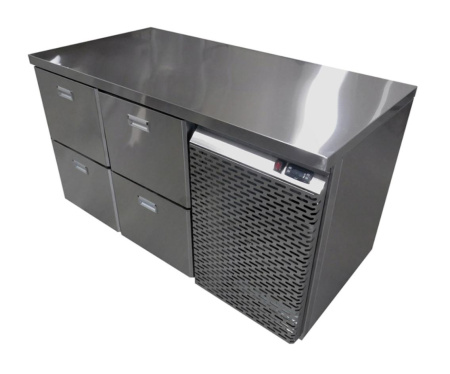 Стол холодильный с бортом/без борта 2 ящика + 2 ящика СХП-2Я+2Я-139/70 купить