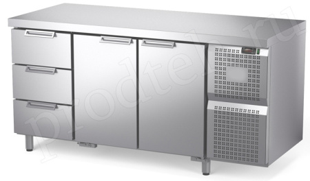 Стол холодильный ДИКСОН СТХ-2/1670М Atesy 2-х дверный с ящиками