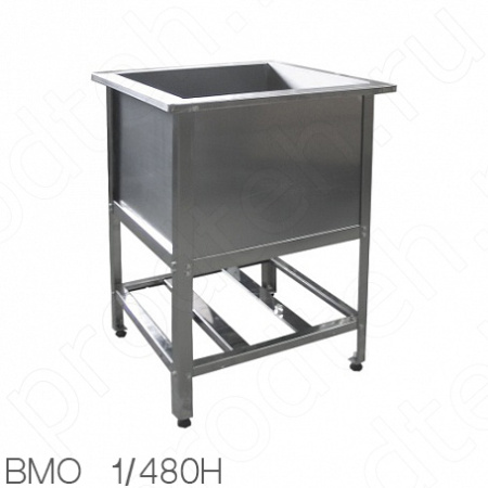 Ванна моечная односекционная Эконом НК ВМО1-480ЭНК-М (0,5 мм, нерж.)