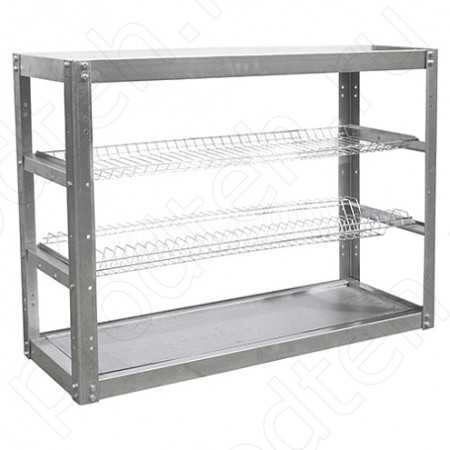 Стеллаж кухонный для тарелок и стаканов Эконом СКТСК-11КЭ-М