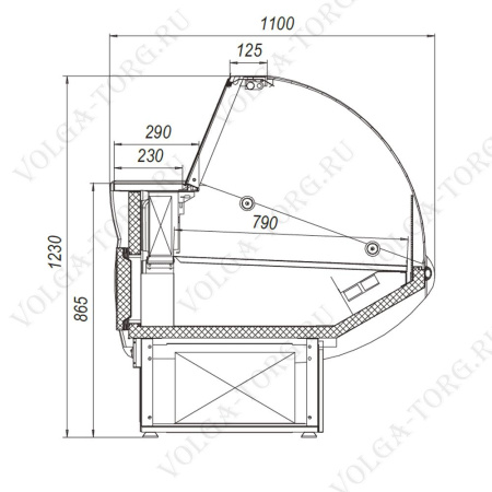 Стекло боковое Илеть ВХС (1.2, 1.5, 1.8) Марихолодмаш купить