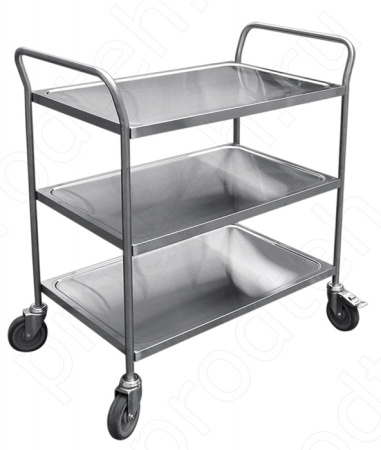 Тележка сервировочная ТС-80 Абат 3 полки