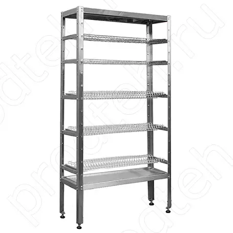 Стеллаж кухонный для тарелок и стаканов Эконом СКТСК-32КЭ-2М