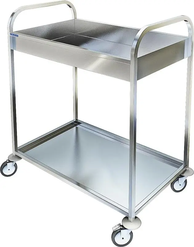 Тележка комбинированная ТП-221 для сервировки и сбора тарелок