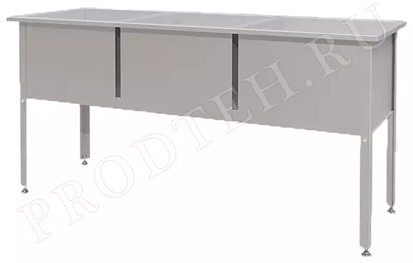 Ванна моечная трёхсекционная ВСМ-Б-3.530-02 (ВМ 3/530) Atesy