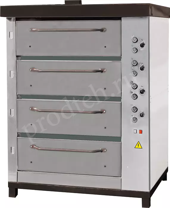 Печь хлебопекарная ХПЭ 750/4 4-х секционная в деревянной обрешетке