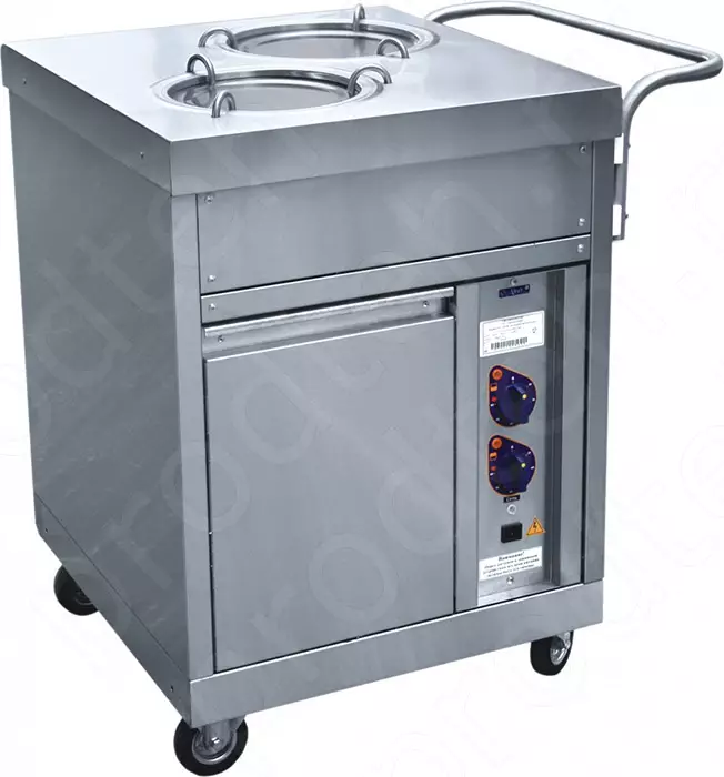 Прилавок для подогрева тарелок передвижной ПТЭ-70КМ(П)-80 (Аста) Абат