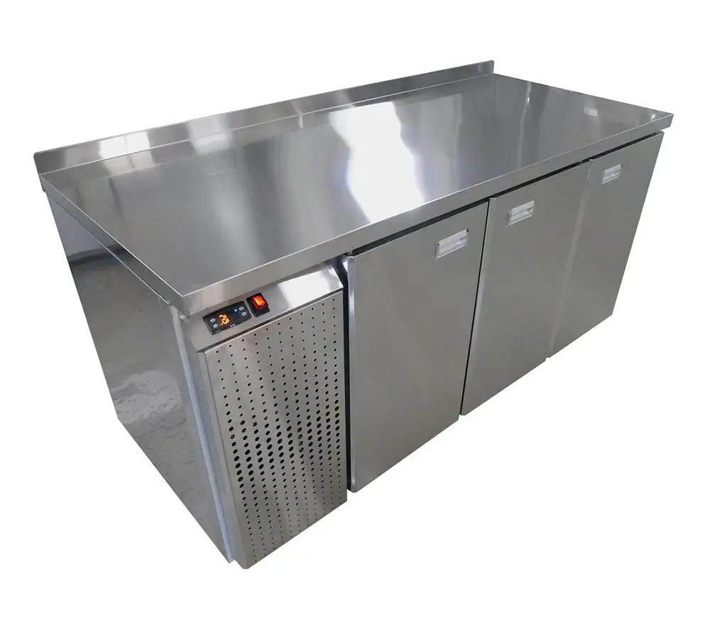 Стол холодильный с бортом 3 двери СХП-3Д-183/60