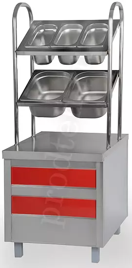 Прилавок для приборов и подносов МЛОЭ/ПСХ Онега