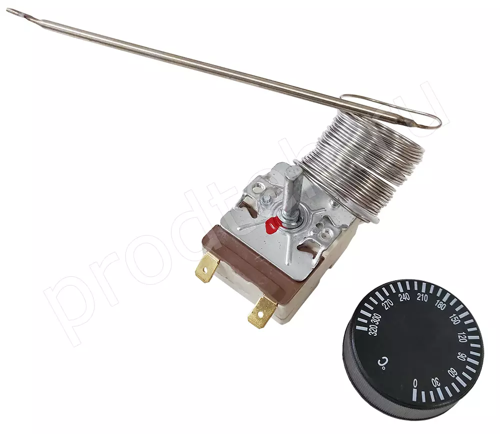 Терморегулятор 20A/250V/2,2m/23mm/50-320 °C (mod. T320-1RF-525)