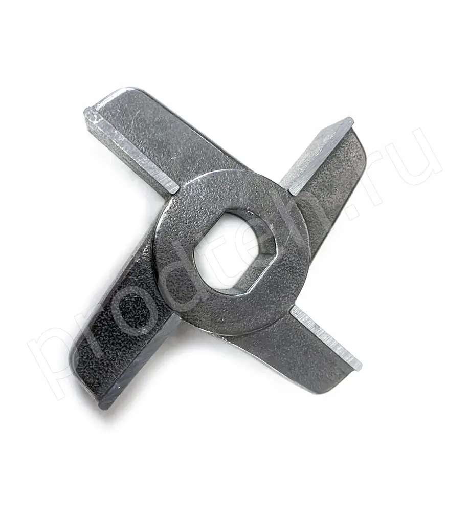 Нож двусторонний МИМ-300.01.004 (ХРОМ) для мясорубки МИМ-300, МИМ-300М, МИМ-350, ТМ-32, М-250