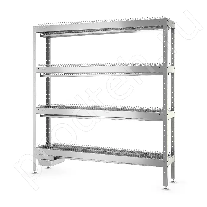 Стеллаж кухонный СКТ-С-1500-02-Н Atesy для тарелок