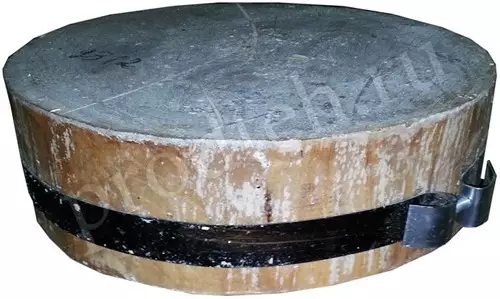 Колода для рубки мяса настольная (высота 150 мм, диаметр 450-500 мм)