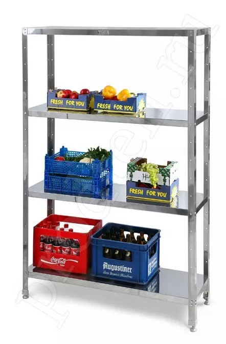 Стеллаж кухонный СКР-1500/400/2000 ТММ