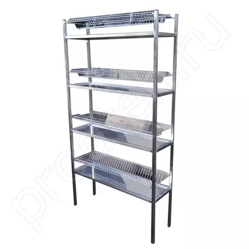 Стеллаж кухонный для сушки тарелок Эконом СКТК-4КЭ
