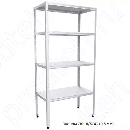 Стеллаж кухонный Эконом СКК-8/6С4Э
