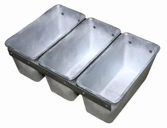 Форма для выпечки хлеба 3Л6 (тройник)