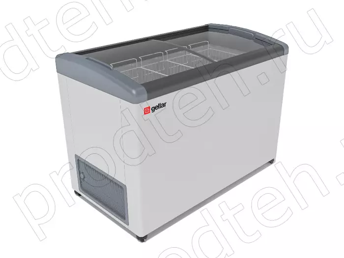 Ларь морозильный FG 400 E Gellar гнутое стекло