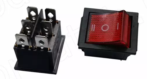 Переключатель SC-767 RWB-509 (сетевой выключатель) для электрокотла КПЭМ Абат