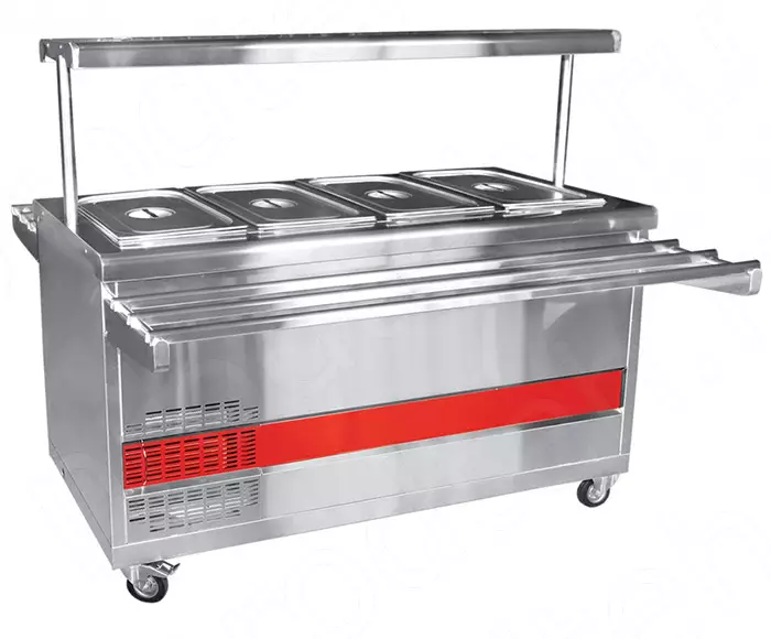 Прилавок холодильный ПВВ(Н)-70ПМ-01-НШ (передвижной) Абат