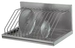 Полка кухонная для крышек ПКК-С-600.350-15-02 Atesy