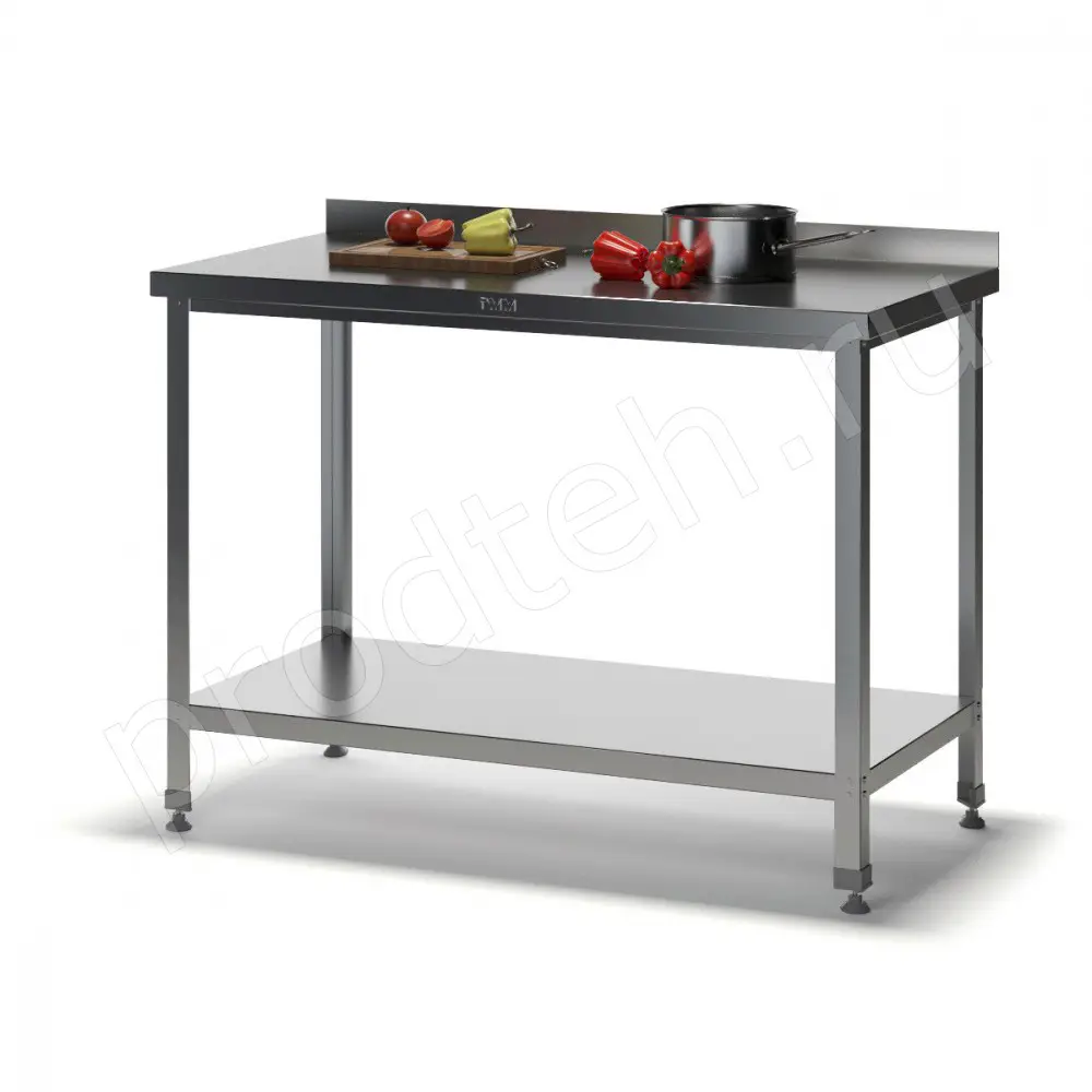 Стол производственный СРОП-2/1150/600 ТММ разделочный с бортом