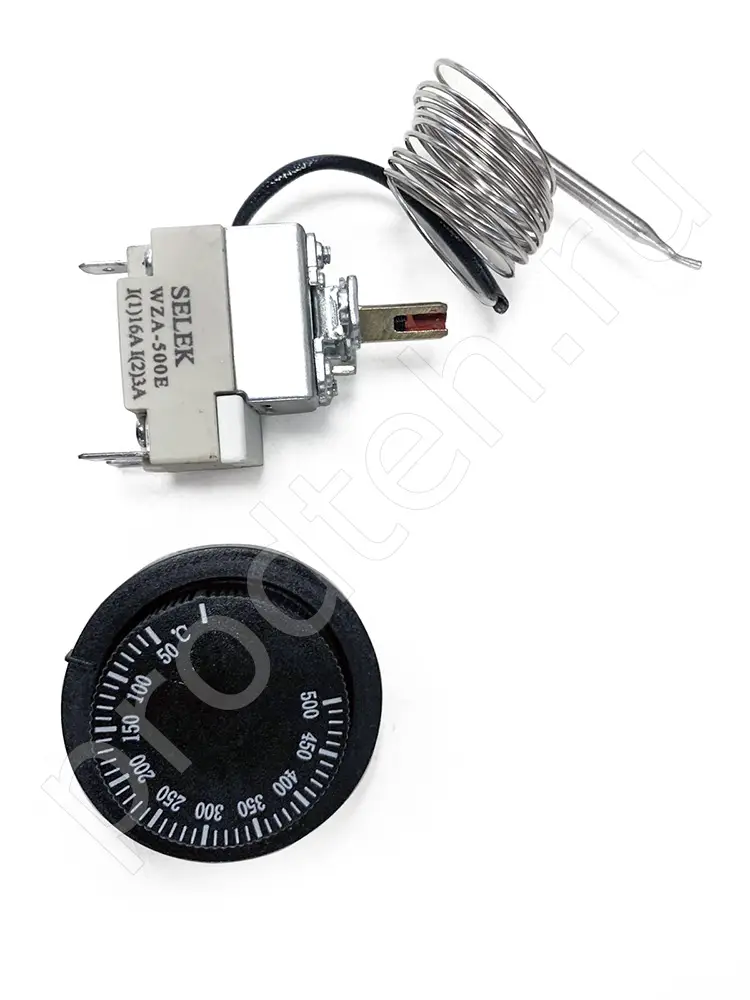 Терморегулятор WZA-500E (50-500 °C) для пицца печи (капилляр 1,0 м)